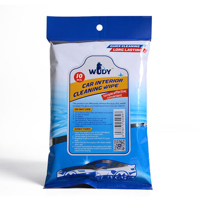 Microfiber Cloth Car Interior Cleaning Wipes For Dashboard Leather Moisturizing