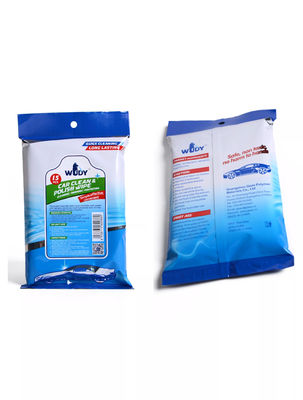 Automotive Leather Seat Cleaner Wipes Microfiber Cloth For Interior Polish