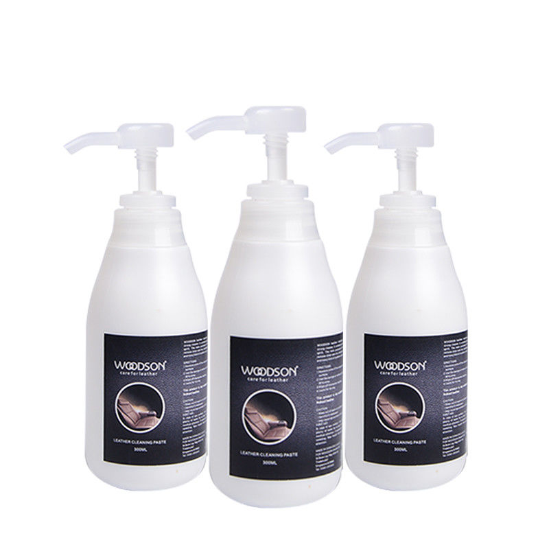 Mildewproof Leather Cleaning Kit Paste Cream Remove Stubborn Stain 300ml