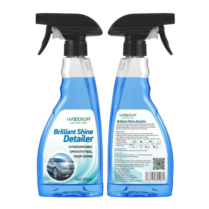 Nano Car Wax Spray Polish Shine Detailer Paint Coating Rain Repellent