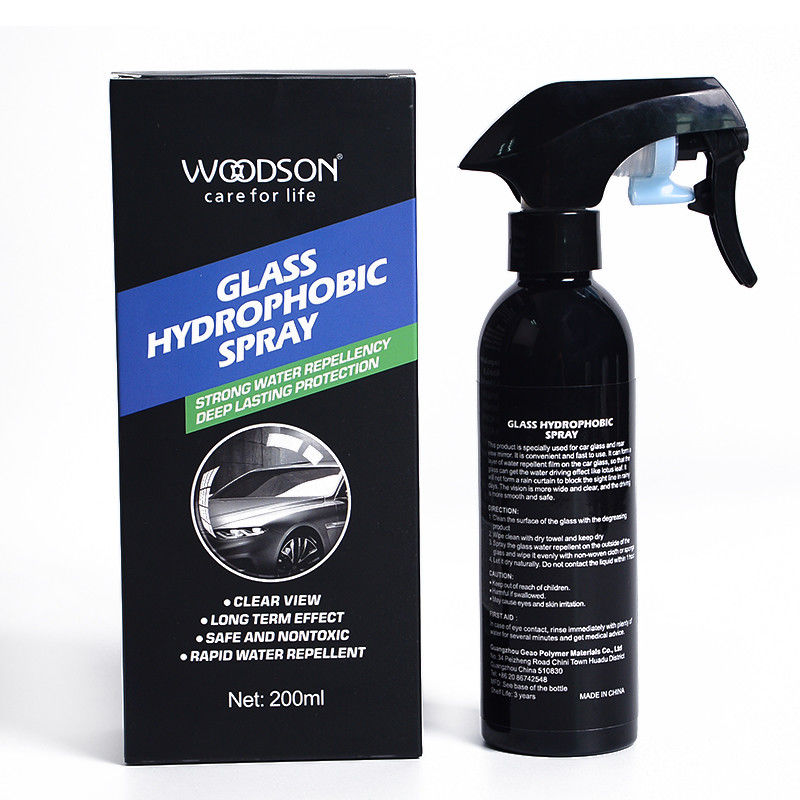Hydrophobic Car Coating Spray For Automotive Windshield Glass Stains 200ml