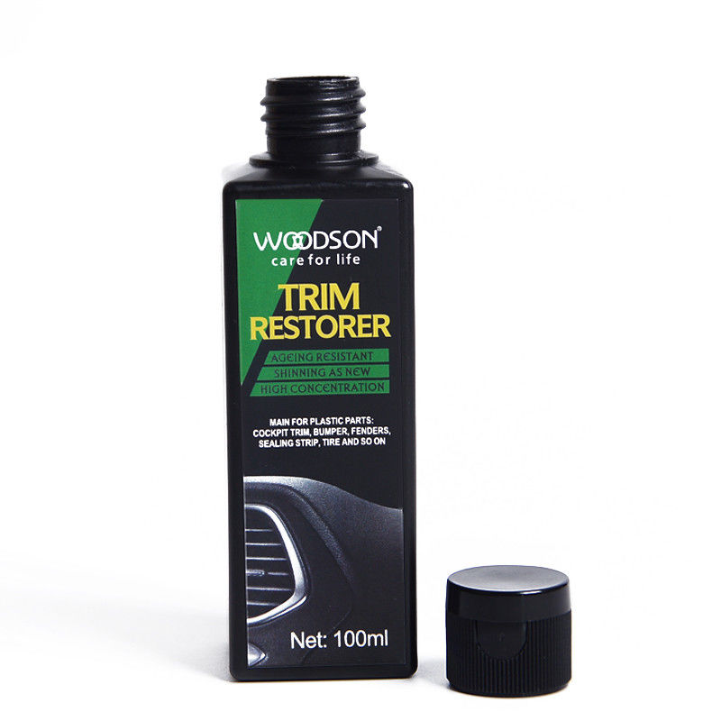 Antiaging Aerosol Car Wax Spray Polish Black Plastic Trim Restorer 100ml