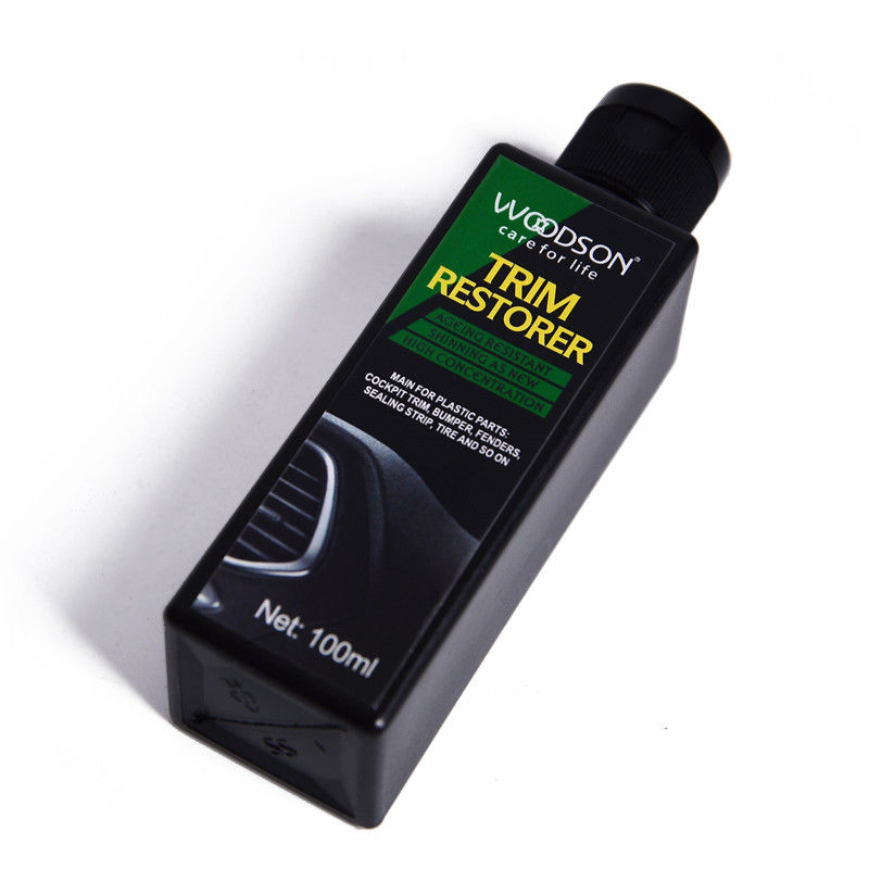 Antiaging Aerosol Car Wax Spray Polish Black Plastic Trim Restorer 100ml