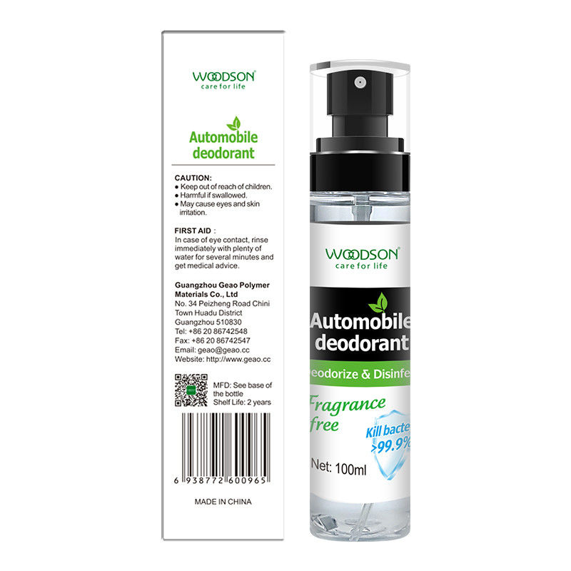 100ml Automotive Interior Deodorizer Spray Car Odor Eliminator Liquid