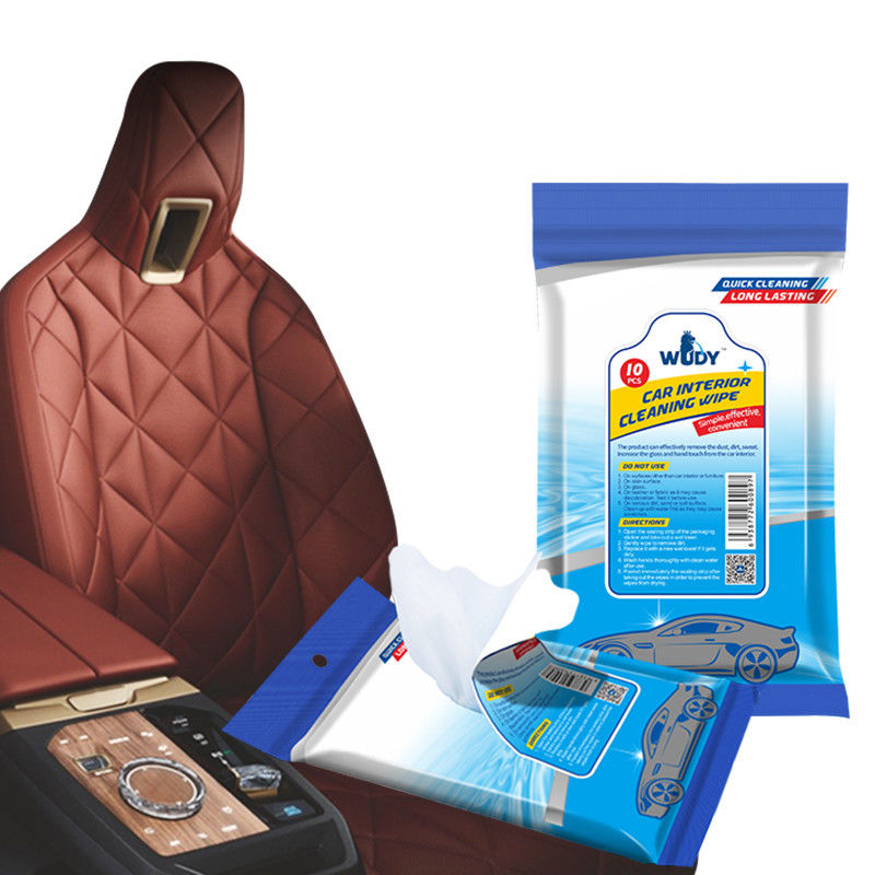 Microfiber Cloth Car Interior Cleaning Wipes For Dashboard Leather Moisturizing
