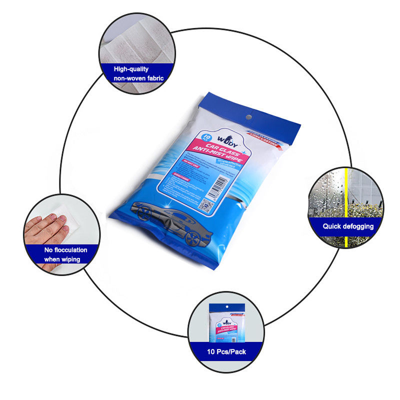 Antimist Car Dashboard Wipes Automotive Interior Wipes Glass Cleaner