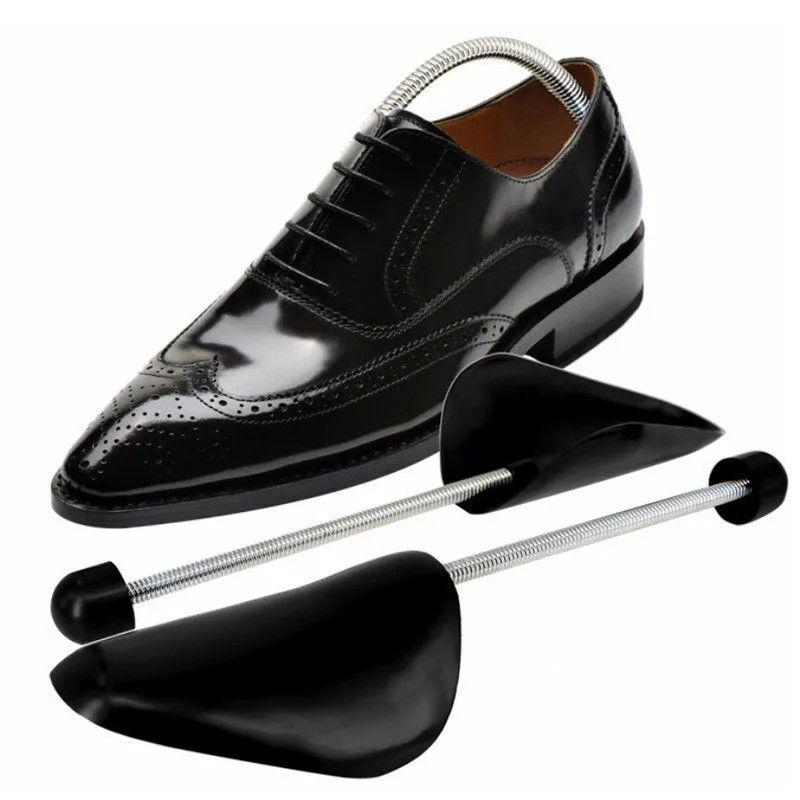 Bamboo Wood Nylon Adjustable Shoe Trees Stretcher Rack