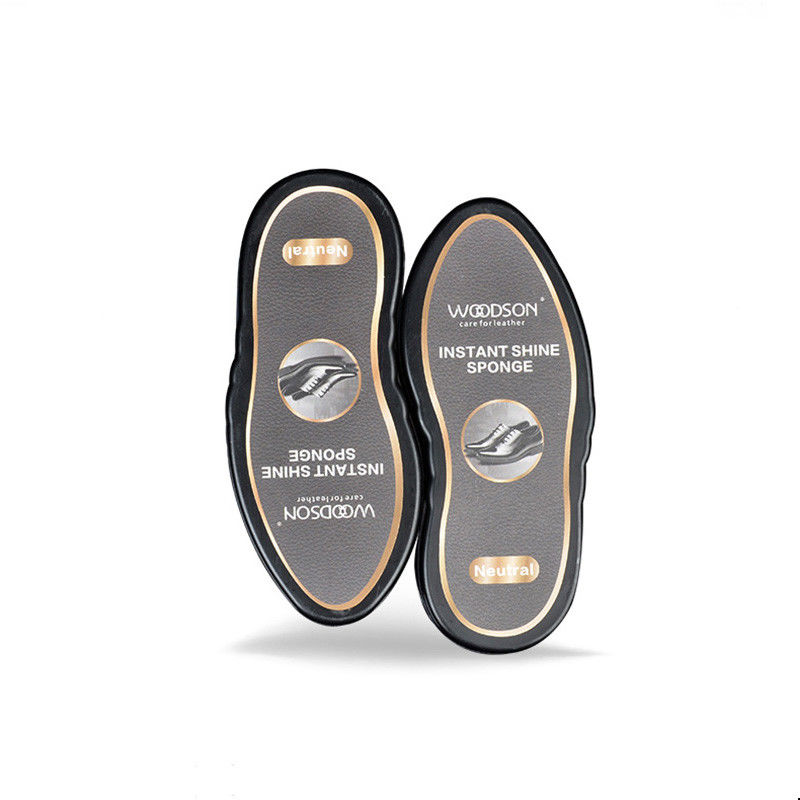 Business Travel Shoe Cleaning Accessories Instant Shoe Shine Sponge OEM