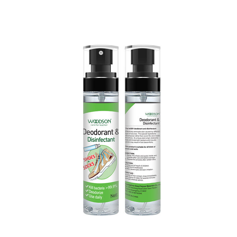 Custom Liquid Shoe Fabric Deodorant Spray Private Label  100ml