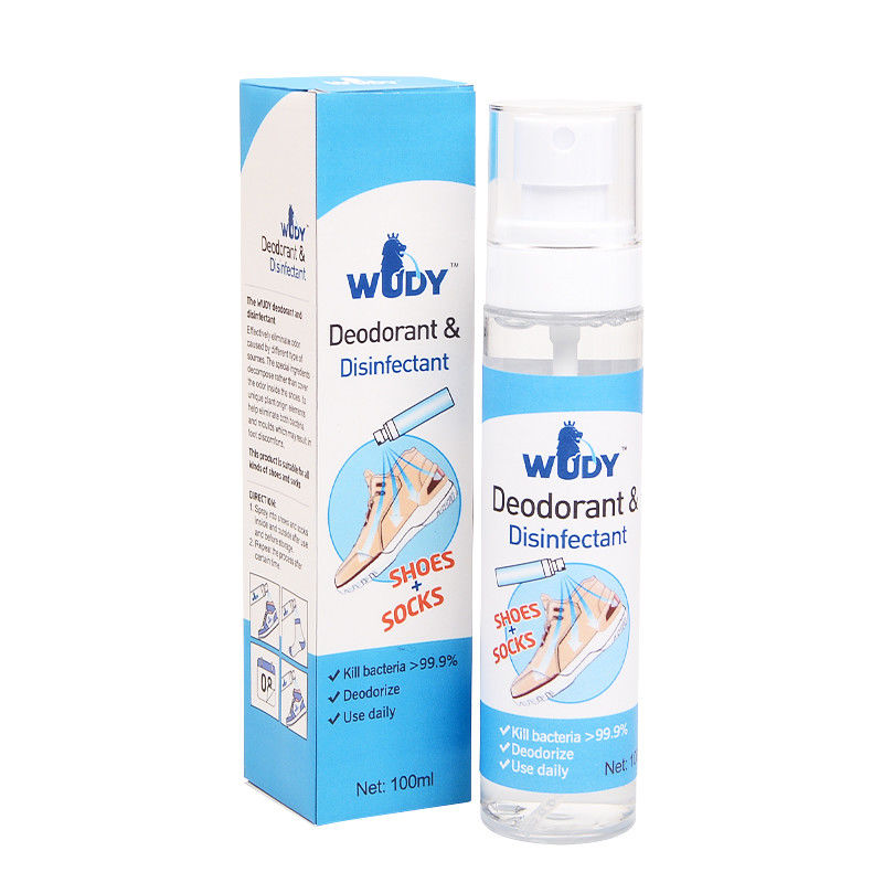 100ml Fabric Deodorant Spray Portable Clothes Socks Odor Freshener