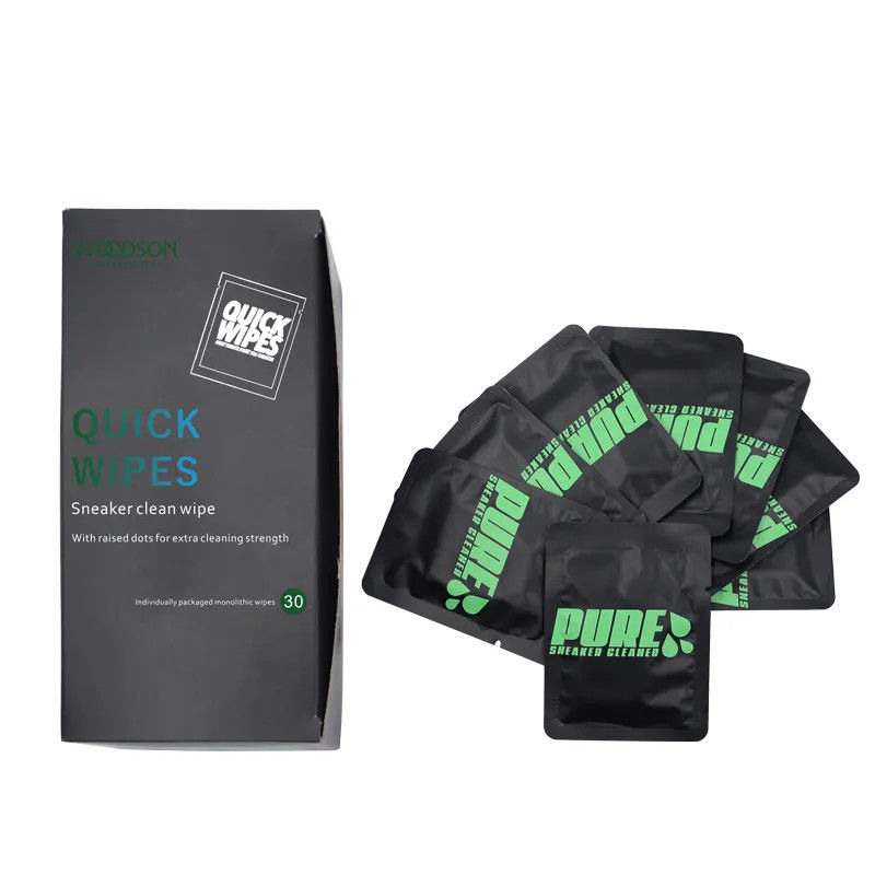 OEM Sneaker Care Kit Disposable Wet Tissues Shoes Cleaning