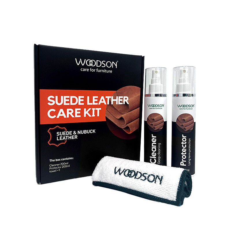 Nubuck & Suede Leather Sofa Care Kit Suede Cleaner Spray and Protector Eco-friendly Suede and Nubuck Cleaner Kit