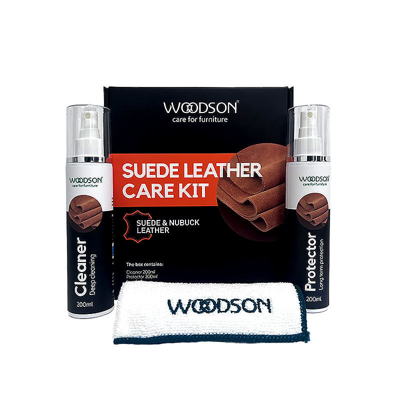 Nubuck & Suede Leather Sofa Care Kit Suede Cleaner Spray and Protector Eco-friendly Suede and Nubuck Cleaner Kit