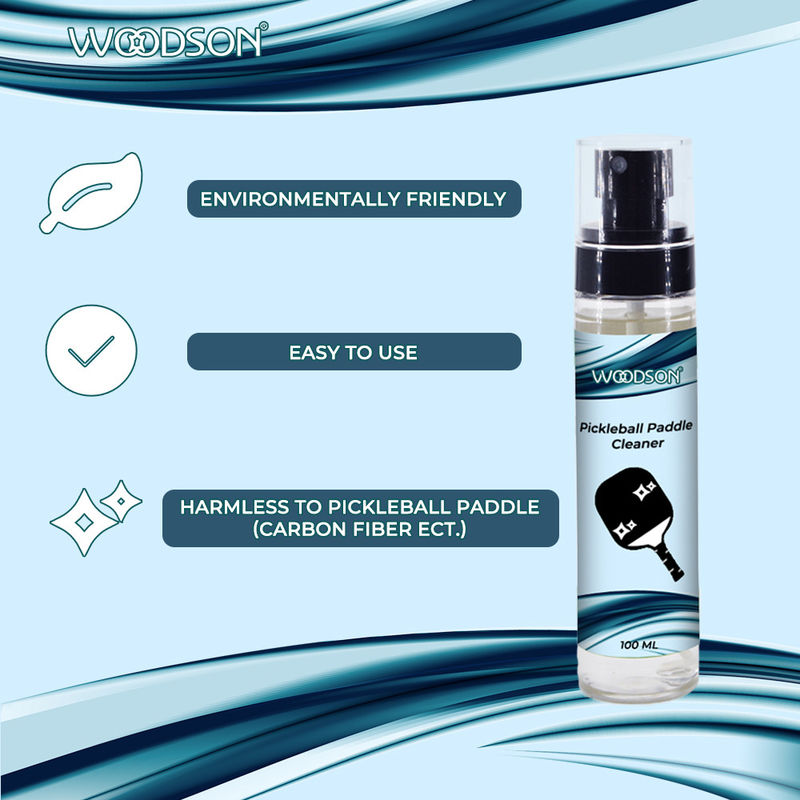 WOODSON Professional Pickleball Paddle Cleaner - Safe for Carbon Fiber Surfaces